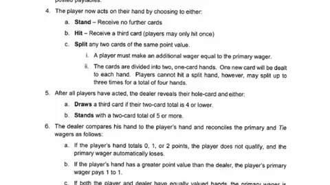 Lucky 9 card game rules