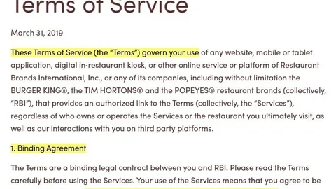 terms of site service